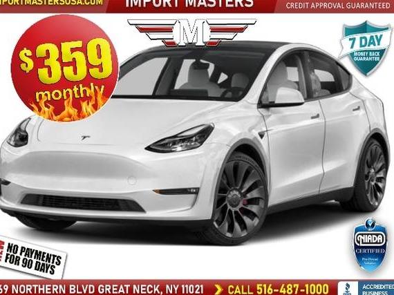 TESLA MODEL Y 2021 5YJYGDEE5MF085211 image